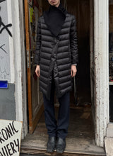 Load image into Gallery viewer, Issey Miyake puffer coat with knit collar