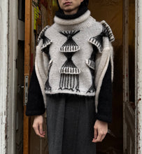 Load image into Gallery viewer, Kansai Yamamoto International Wool Knit Jumper With Eyelash Details.