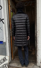 Load image into Gallery viewer, Issey Miyake puffer coat with knit collar