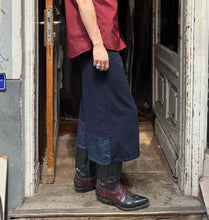 Load image into Gallery viewer, Zucca wide hakama pants in wool and denim patches
