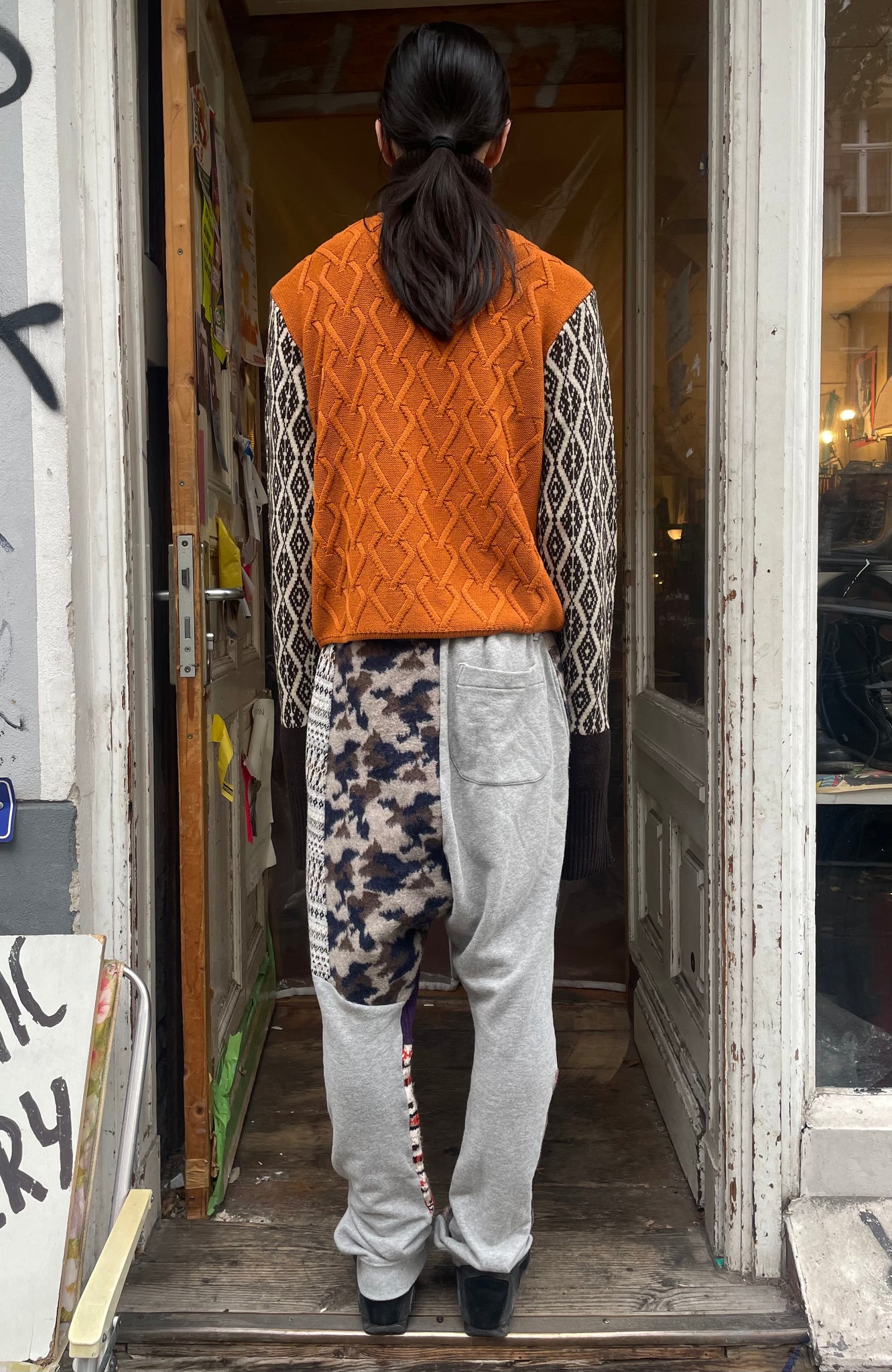 Nozomi Ishiguro patchwork pants – Ironic Gallery