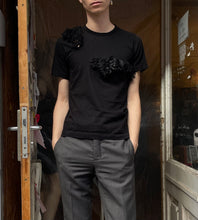 Load image into Gallery viewer, Comme des Garçons tulle T-shirt in black
