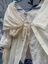 Load image into Gallery viewer, Antonio Berardi layered cotton silk lace blouse
