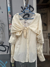 Load image into Gallery viewer, Antonio Berardi layered cotton silk lace blouse
