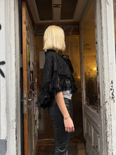 Load image into Gallery viewer, French lace cape in silk
