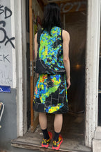 Load image into Gallery viewer, Prada vest and skirt in pixelated patterns
