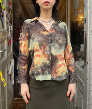 Load image into Gallery viewer, D&amp;G silk chiffon blouse
