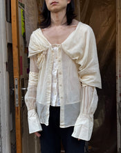Load image into Gallery viewer, Antonio Berardi layered cotton silk lace blouse
