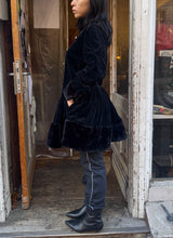 Load image into Gallery viewer, Byblos faux fur trimmed dress
