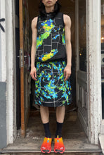 Load image into Gallery viewer, Prada vest and skirt in pixelated patterns
