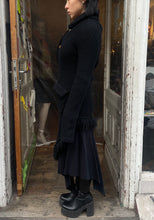 Load image into Gallery viewer, Comme des Garçons twisted asymmetrical jacket in black
