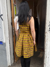 Load image into Gallery viewer, Christian Lacroix Bazar silk jacquard dress with whip stitching
