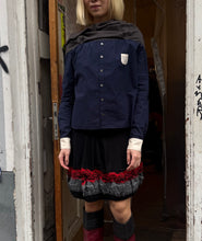 Load image into Gallery viewer, Undercover 2 way top / dress in navy x grey and white
