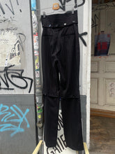 Load image into Gallery viewer, Dolce &amp;Gabbana detachable pinstriped pants

