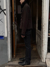 Load image into Gallery viewer, Galliano faux shearling napoleon jacket

