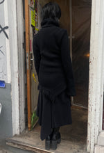 Load image into Gallery viewer, Comme des Garçons twisted asymmetrical jacket in black
