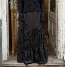 Load image into Gallery viewer, French long skirt with ruffles details
