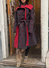 Load image into Gallery viewer, Yoshiki Hishinuma slashed details wool coat
