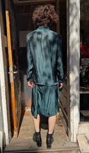 Load image into Gallery viewer, Dries Van Noten sheer wrinkled blouse and skirt
