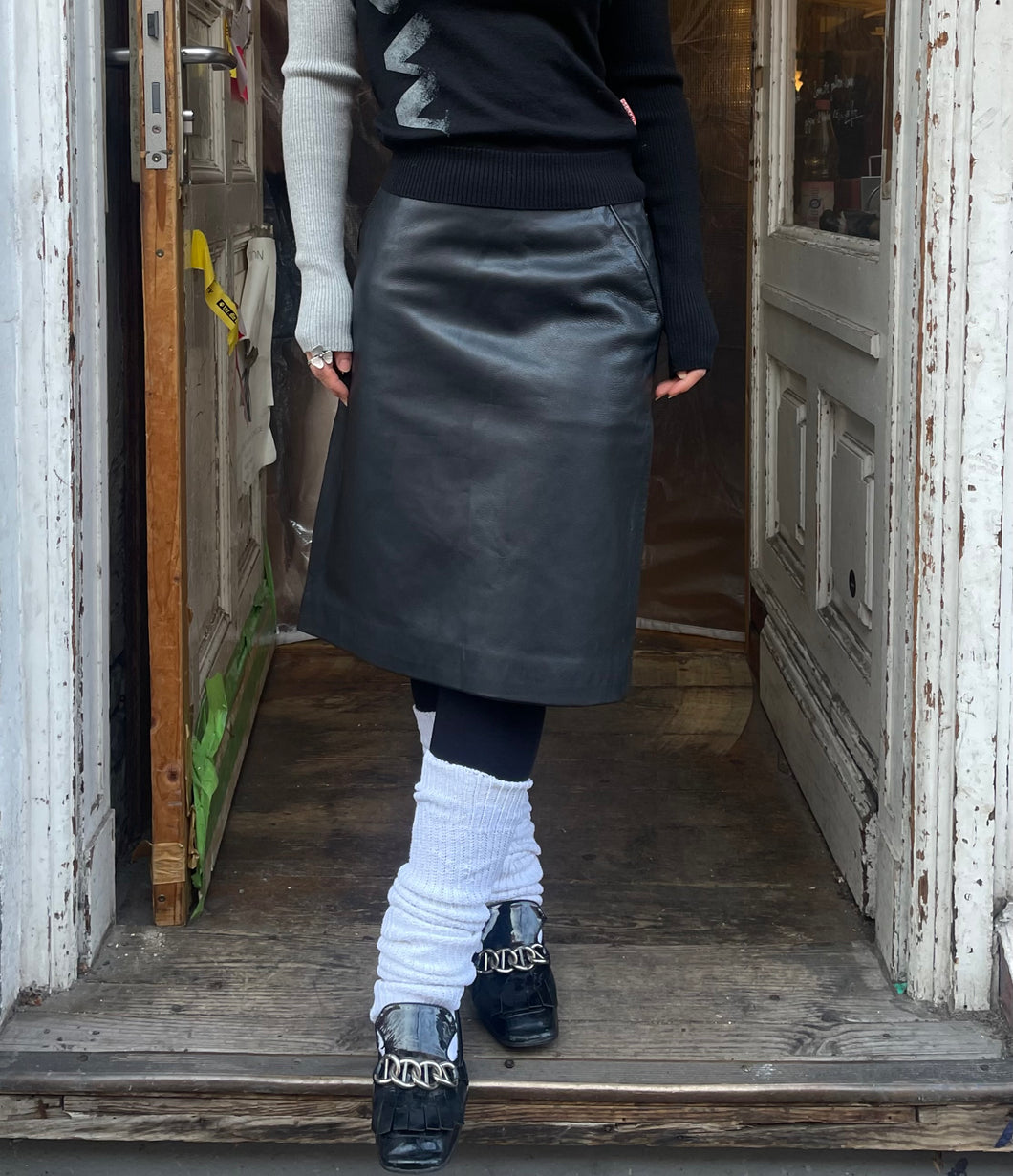 Replica leather skirt by Maison Martin Margiela