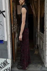 Reserved ! Yoshiki Hishinuma peplum black sheer top
