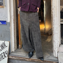 Load image into Gallery viewer, Yohji Yamamoto Noir wool skirt pants
