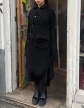 Load image into Gallery viewer, Comme des Garçons twisted asymmetrical jacket in black
