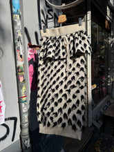 Load image into Gallery viewer, Vivienne Westwood Gold knit label frayed polka dots bustle skirt
