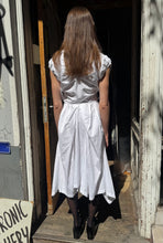 Load image into Gallery viewer, Junya Watanabe Peter Pan collared white cotton maxi dress
