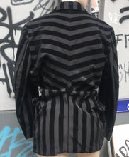 Load image into Gallery viewer, Comme des Garcons shirred jacket in stripe from 1990
