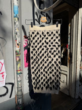 Load image into Gallery viewer, Vivienne Westwood Gold knit label frayed polka dots bustle skirt
