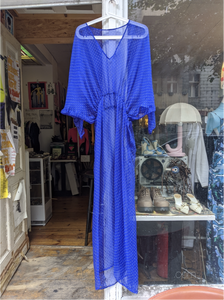 Maxi dress in silk (size Small)