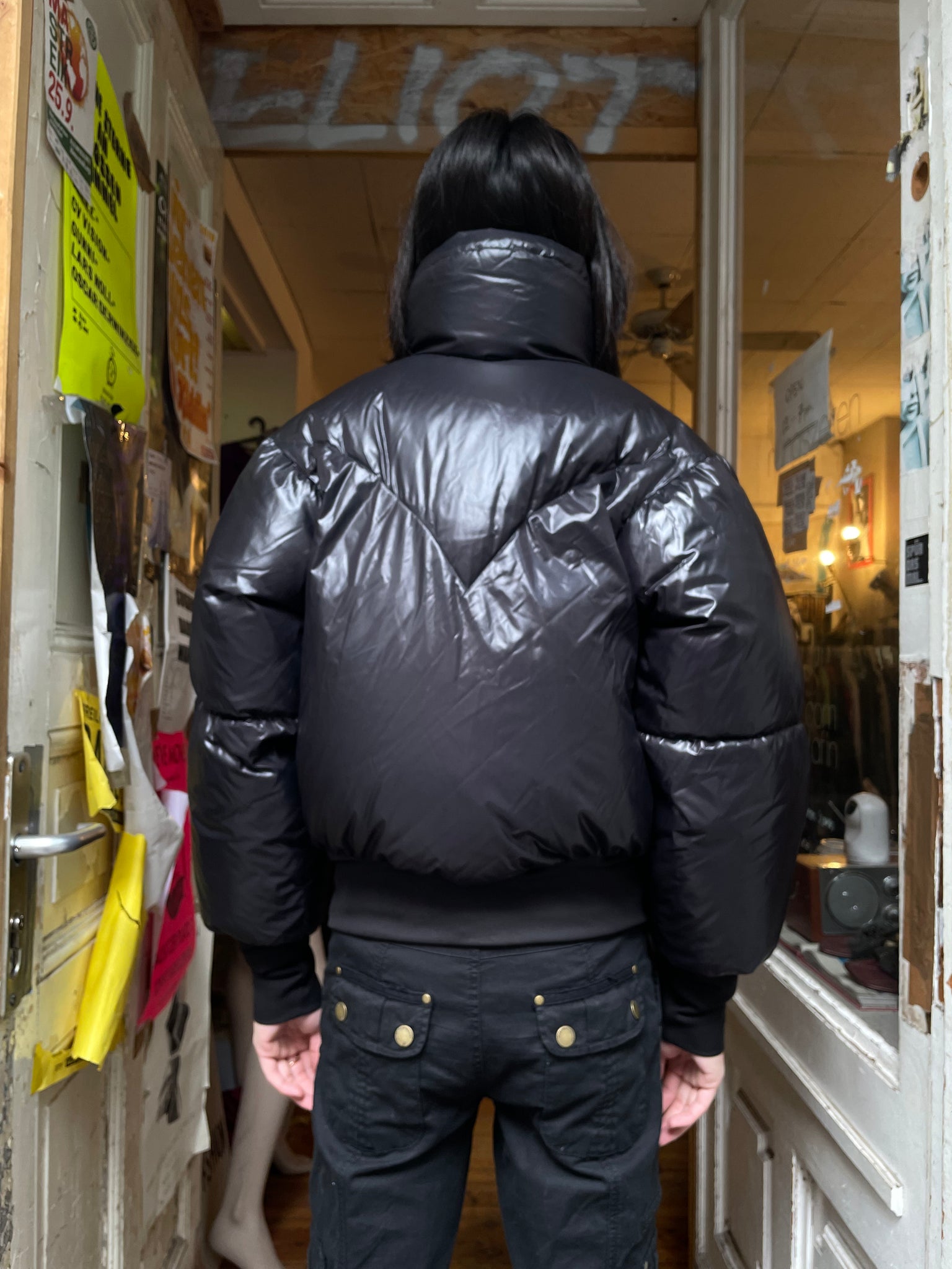 Thierry Mugler puffer down jacket with an original product tag