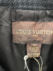 Louis Vuitton tweed houndstooth coat