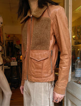 Load image into Gallery viewer, Dries Van Noten leather zip up jacket
