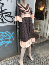 Load image into Gallery viewer, French vintage polka dot dress

