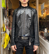 Load image into Gallery viewer, Antonio Berardi leather jacket
