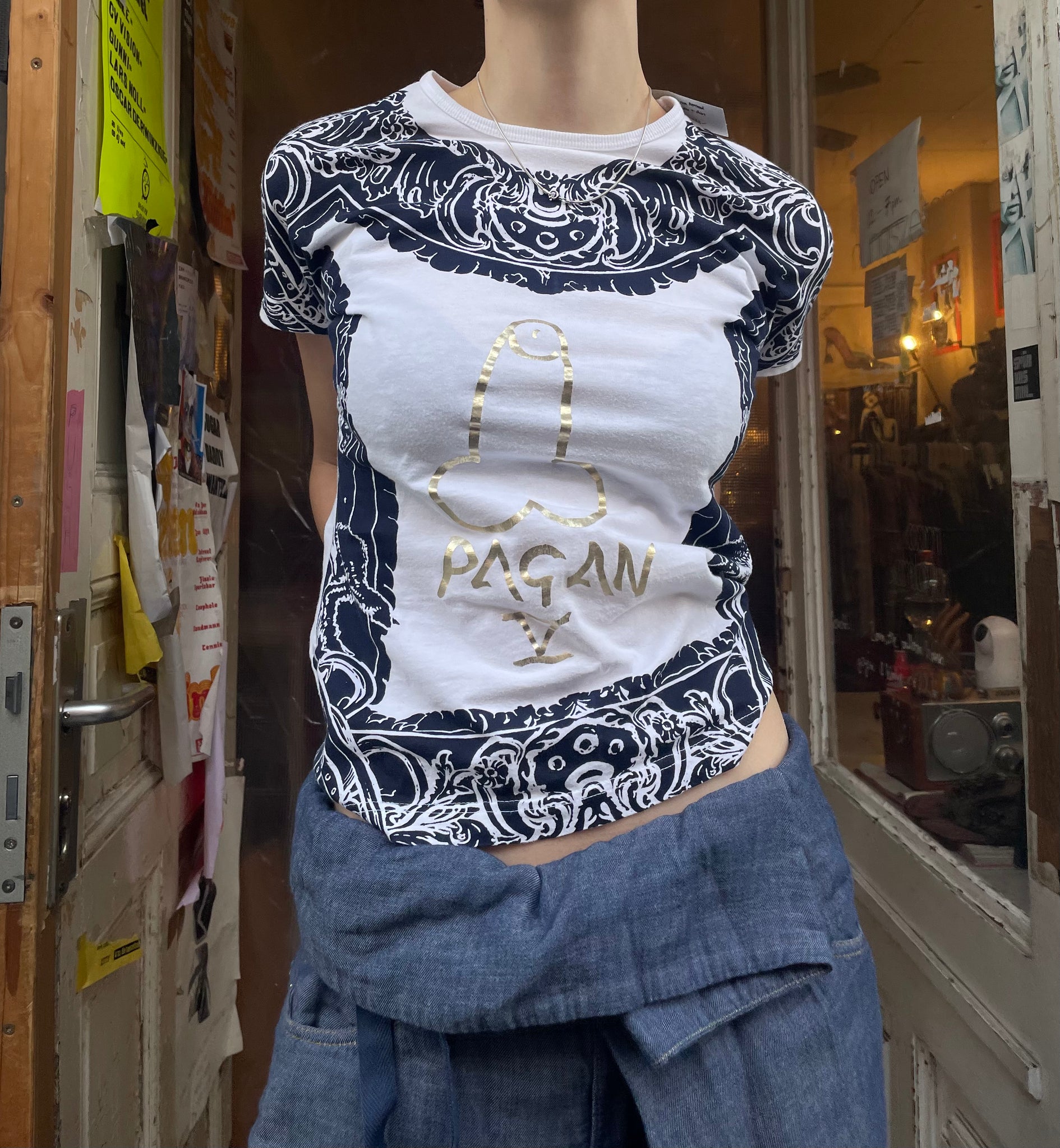 90's Vivienne Westwood PAGAN T-shirt (made in England) – Ironic 90's Vivienne Westwood PAGAN T-shirt (made in England) – Ironic